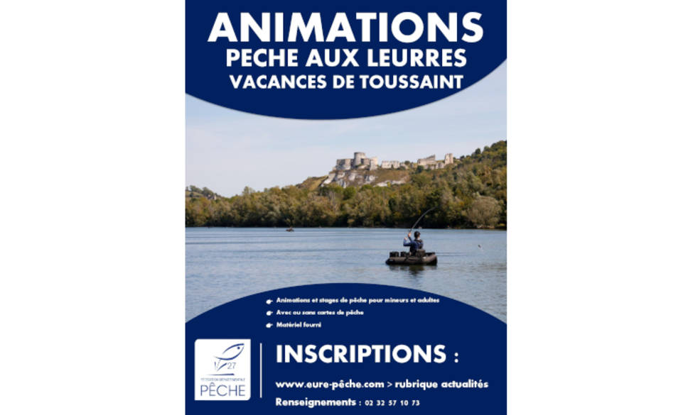Animations pêche aux leurres - vacances Toussaint