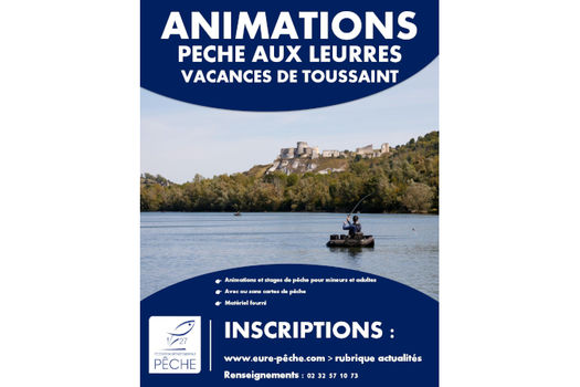 Animations pêche aux leurres - vacances Toussaint